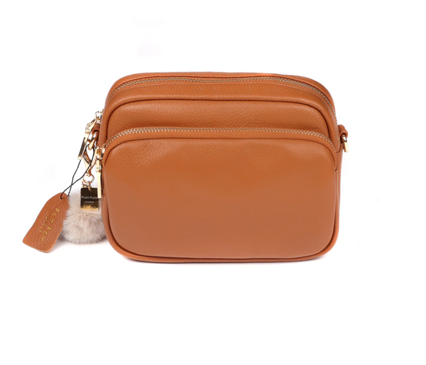 【THE MUSEUM VISITOR】L LOGO LEATHER CROSSBAG Birkin 
