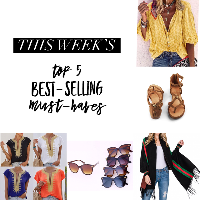 THIS WEEK'S TOP 5 BEST-SELLING MUST-HAVES