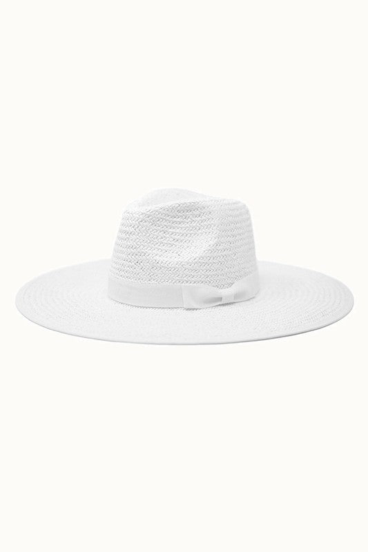 THE EMMA WIDE-BRIMMED HAT - WHITE