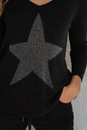 THE SPARKLE STAR SWEATER - RE-STOCKED