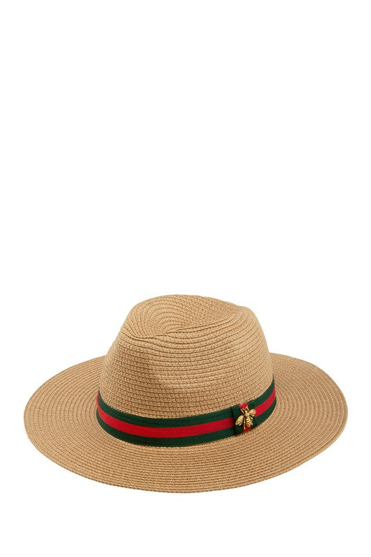 THE BEE KIND PANAMA HAT - LIGHT BEIGE - NEW COLOR!