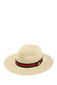 THE BEE KIND PANAMA HAT - LIGHT BEIGE - NEW COLOR!