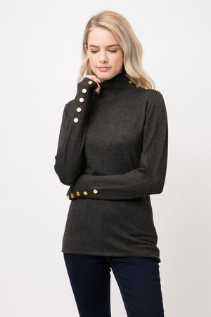 THE ESSENTIAL EDIT MOCK NECK KNIT