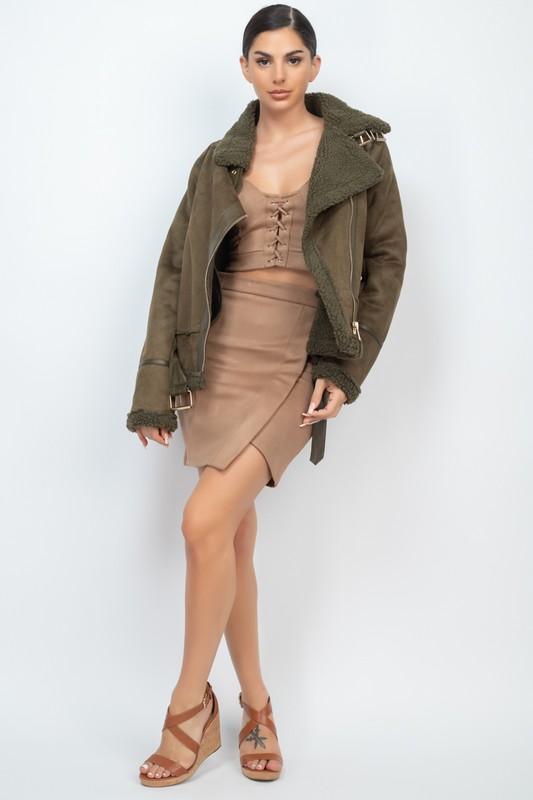 THE AVIATION JACKET - OLIVE