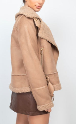 THE AVIATION JACKET - BEIGE