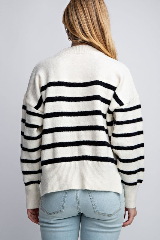 THE ROW STRIPED SWEATER