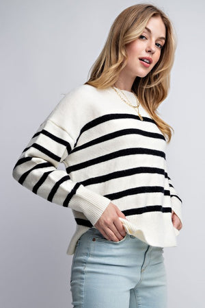THE ROW STRIPED SWEATER