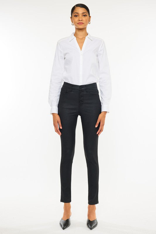 THE ESSENTIAL EDIT WAX COATED PANT