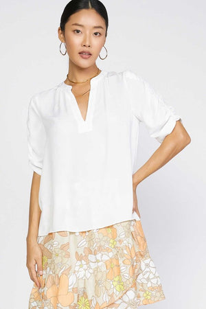 THE DAVICI WHITE BLOUSE