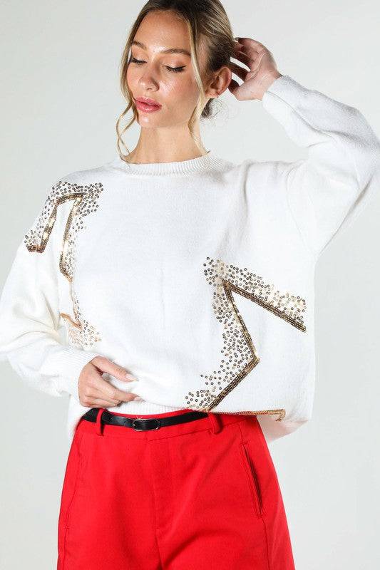 THE CONSTELLATION SEQUIN KNIT
