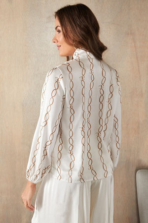 THE LUXE CHAIN BLOUSE
