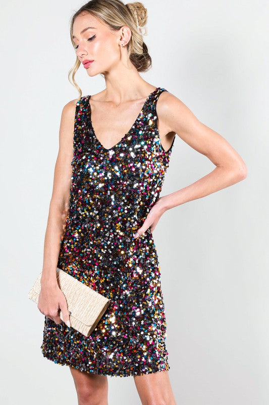 THE GLIMMER & SHIMMER SEQUIN DRESS - ONLINE EXCLUSIVE