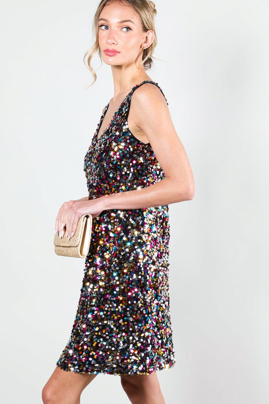 THE GLIMMER & SHIMMER SEQUIN DRESS - ONLINE EXCLUSIVE