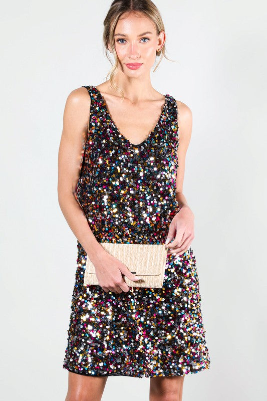 THE GLIMMER & SHIMMER SEQUIN DRESS - ONLINE EXCLUSIVE