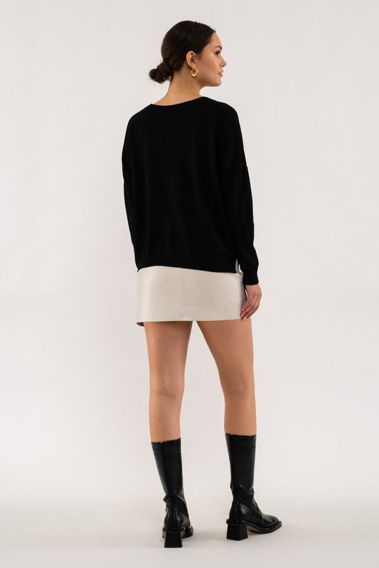 THE ESSENTIAL EDIT SLOUCHY LIGHTWEIGHT KNIT