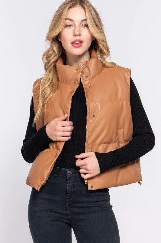 THE MAKING IT HAPPEN VEST - IVORY