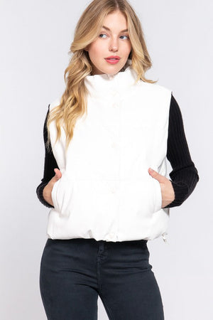 THE MAKING IT HAPPEN VEST - IVORY
