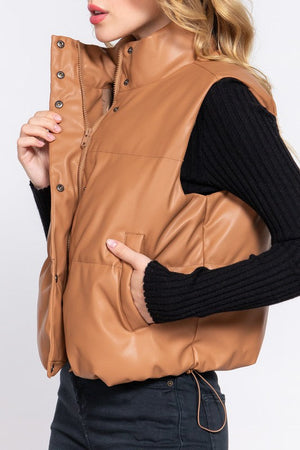 THE MAKING IT HAPPEN VEST - IVORY