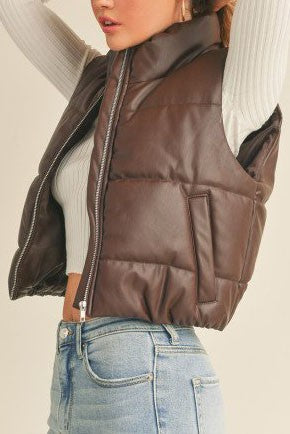 THE EN CUIR VEST