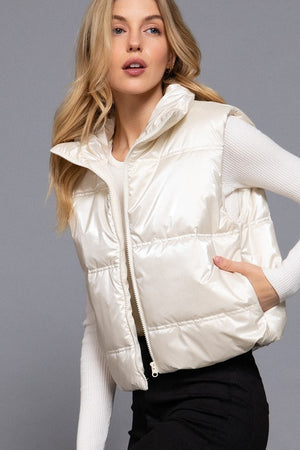 THE ELEVATE VEST - SNOWY IVORY