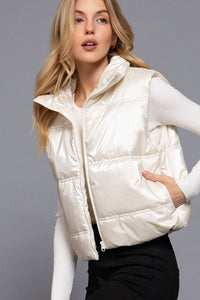 THE ELEVATE VEST - SNOWY IVORY