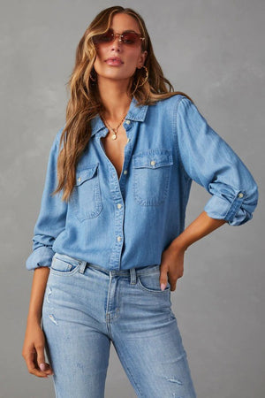 THE ESSENTIAL EDIT DENIM SHIRT