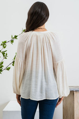 THE TAKE IT AWAY BLOUSE TOP - SIENNA