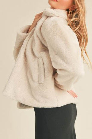 THE PLUSH DAYS FAUX FUR JACKET