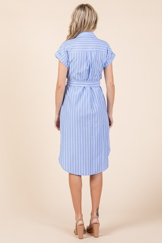 THE TAKE ME TO WIMBLEDON COTTON DRESS