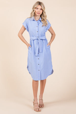 THE TAKE ME TO WIMBLEDON COTTON DRESS