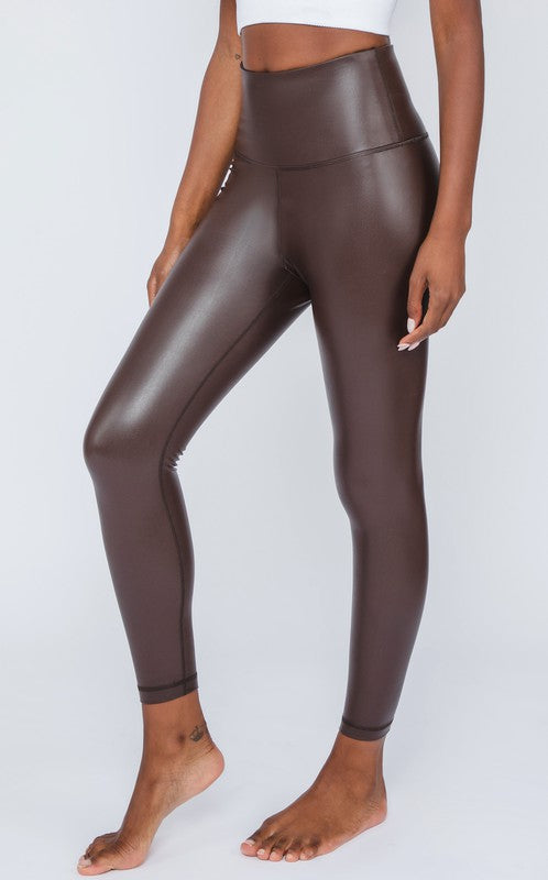 leather active leggings