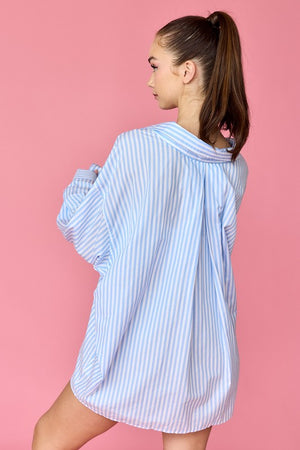 THE LUNA OVERSIZED STRIPE SHIRT