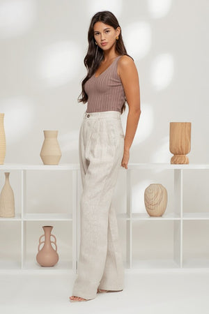 THE SIMPLE KNIT V-NECK TANK