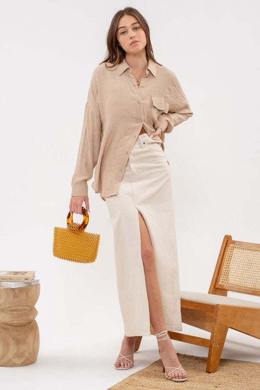 THE TRUE SHIRT - KHAKI BEIGE