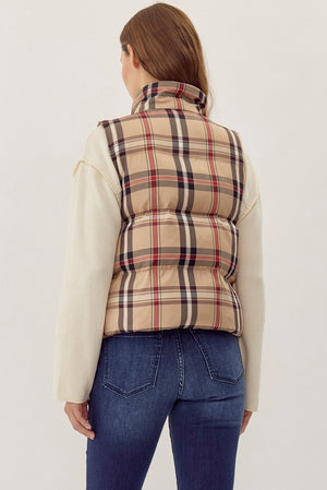 THE LUXE PLAID VEST