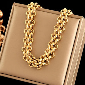 THE STATEMENT CUBAN CHAIN NECKLACE