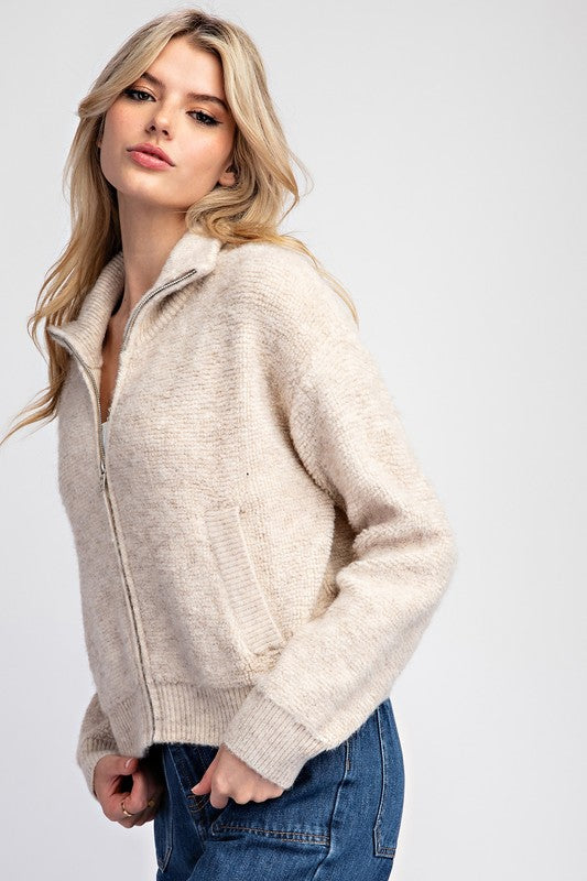 THE ESSENTIAL EDIT SWEATER JACKET