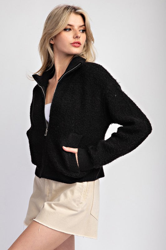 THE ESSENTIAL EDIT SWEATER JACKET