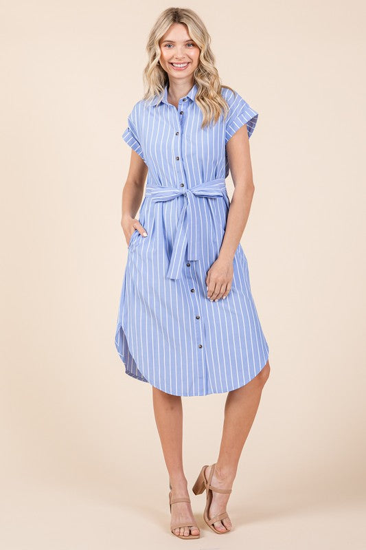 THE TAKE ME TO WIMBLEDON COTTON DRESS