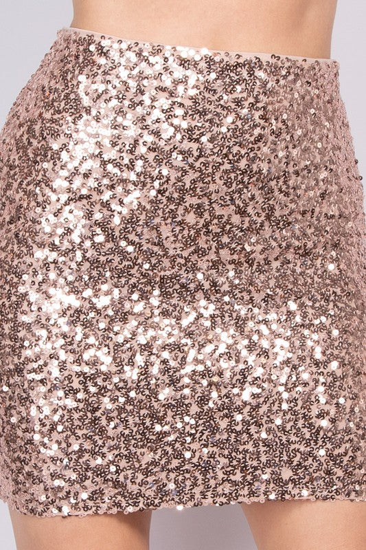 THE TWINKLE TIME SEQUIN SKIRT