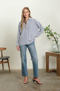 THE INUNDATED STRIPED SHIRT