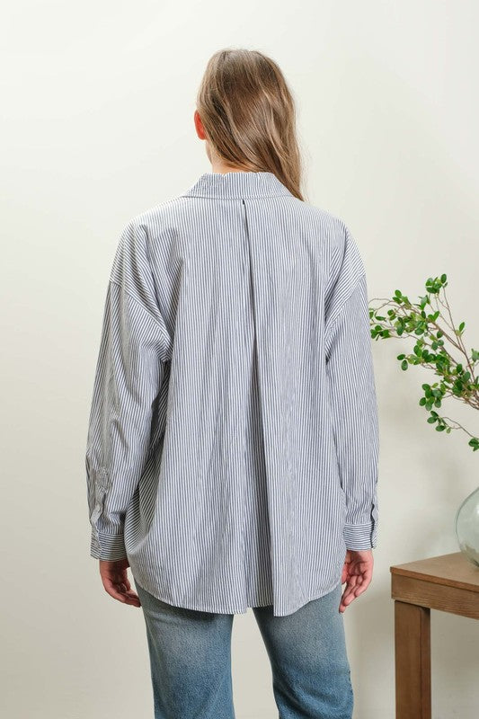 THE INUNDATED STRIPED SHIRT