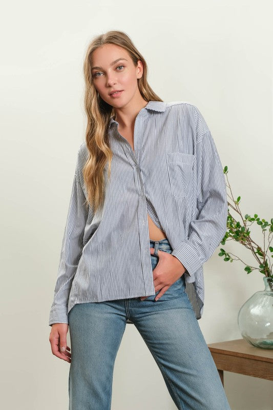 THE INUNDATED STRIPED SHIRT