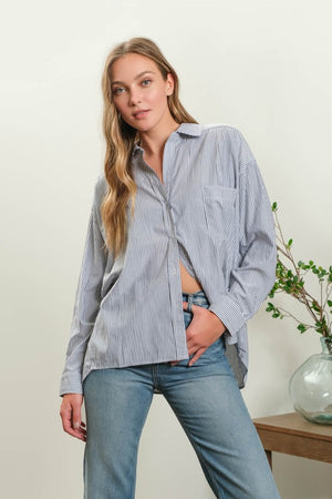 THE INUNDATED STRIPED SHIRT