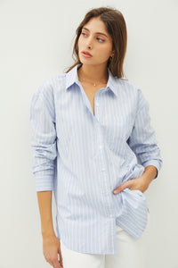 THE TRADER COTTON STRIPED SHIRT