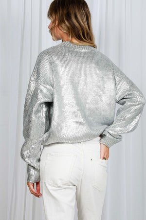 THE SHINE LIKE A DIAMOND KNIT - SILVER