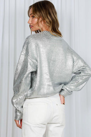 THE SHINE LIKE A DIAMOND KNIT - SILVER