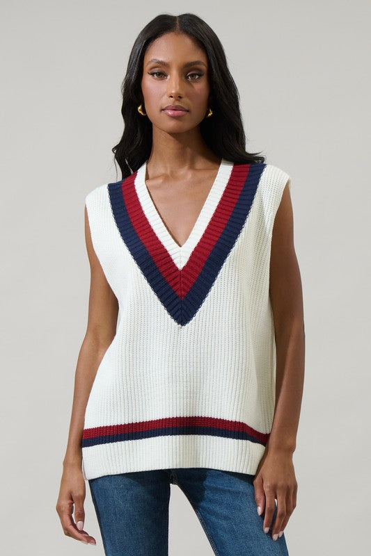 THE REVERY V-NECK KNIT