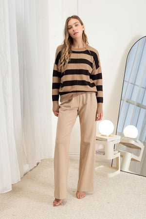 THE THEORY STRIPE KNIT