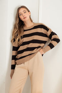 THE THEORY STRIPE KNIT